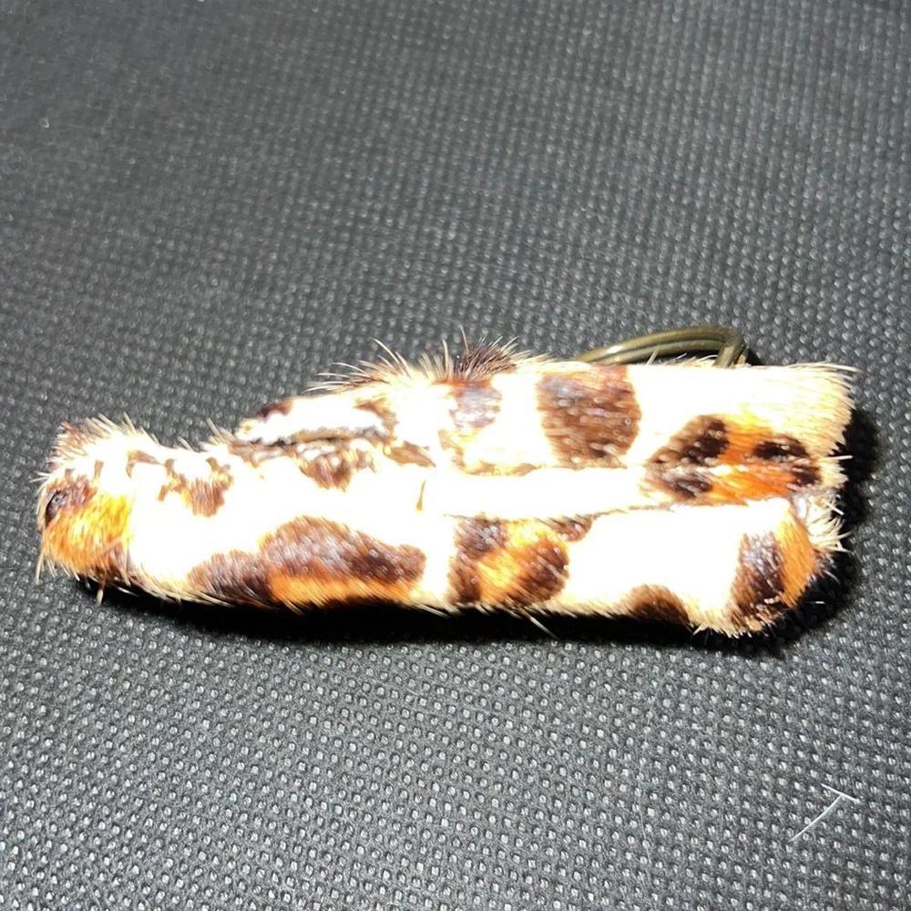Rare NIB MINNETONKA Mini Moc Key Rings Leopard three boxes